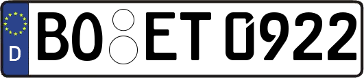 BO-ET0922