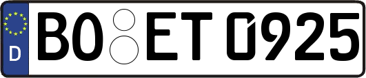 BO-ET0925