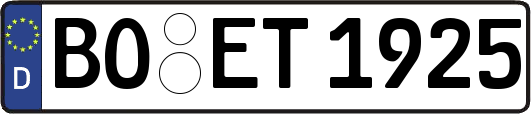 BO-ET1925