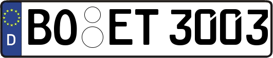 BO-ET3003