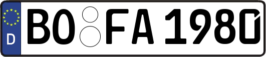 BO-FA1980