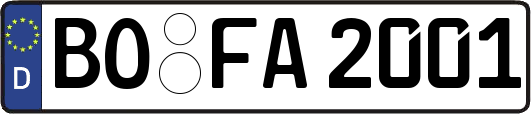BO-FA2001