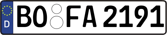 BO-FA2191