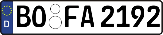 BO-FA2192