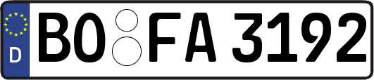 BO-FA3192