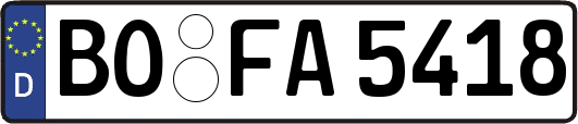 BO-FA5418