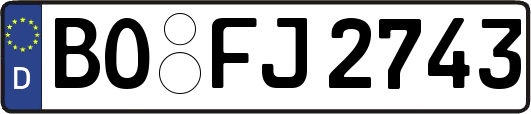 BO-FJ2743