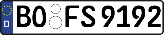 BO-FS9192