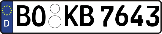BO-KB7643