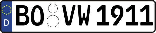 BO-VW1911
