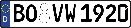 BO-VW1920