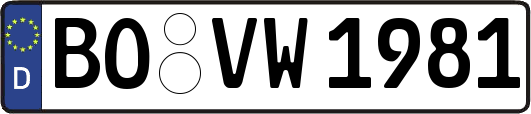 BO-VW1981