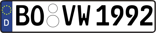 BO-VW1992