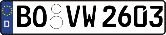 BO-VW2603