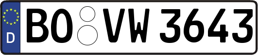 BO-VW3643