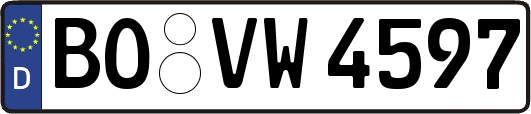 BO-VW4597