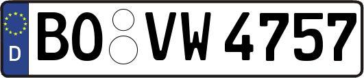 BO-VW4757