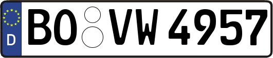 BO-VW4957