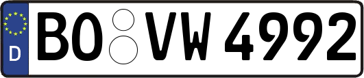 BO-VW4992