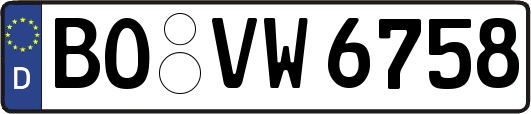 BO-VW6758