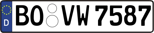 BO-VW7587