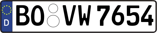 BO-VW7654