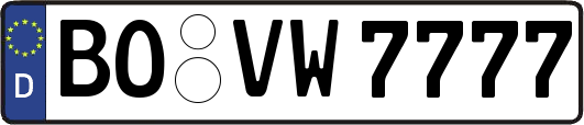 BO-VW7777
