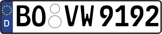 BO-VW9192