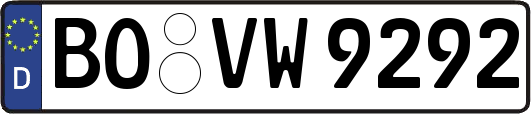 BO-VW9292