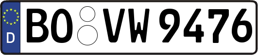 BO-VW9476