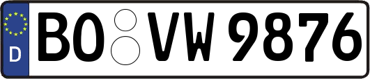 BO-VW9876
