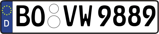 BO-VW9889