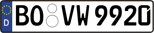 BO-VW9920
