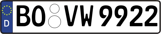 BO-VW9922