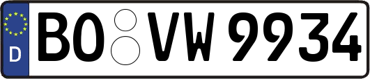 BO-VW9934