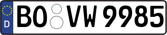BO-VW9985