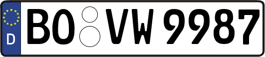 BO-VW9987