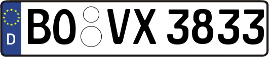 BO-VX3833