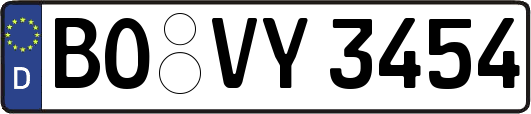 BO-VY3454