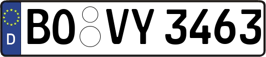 BO-VY3463