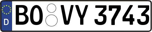 BO-VY3743