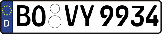 BO-VY9934