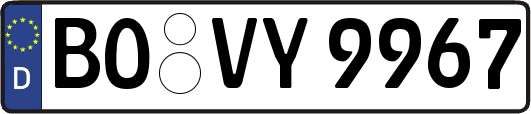 BO-VY9967