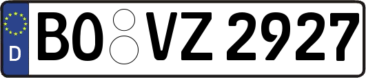 BO-VZ2927
