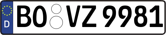 BO-VZ9981