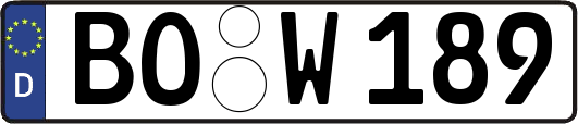 BO-W189