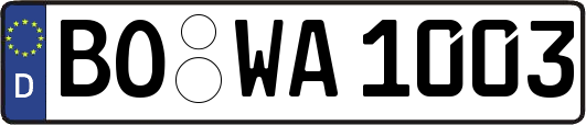 BO-WA1003