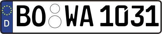 BO-WA1031