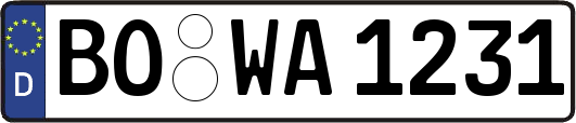 BO-WA1231