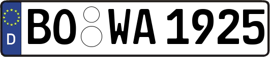 BO-WA1925